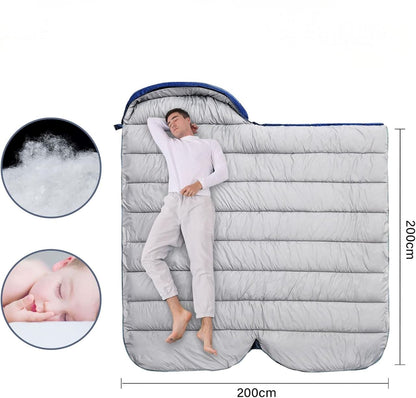 Sac de couchage - HikingSleepingbag™ - Bleu marine